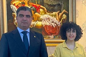 تلاش نرگس محمدی برای ایجاد اغتشاش در مراسم ختم خسرو علیکردی+ فیلم