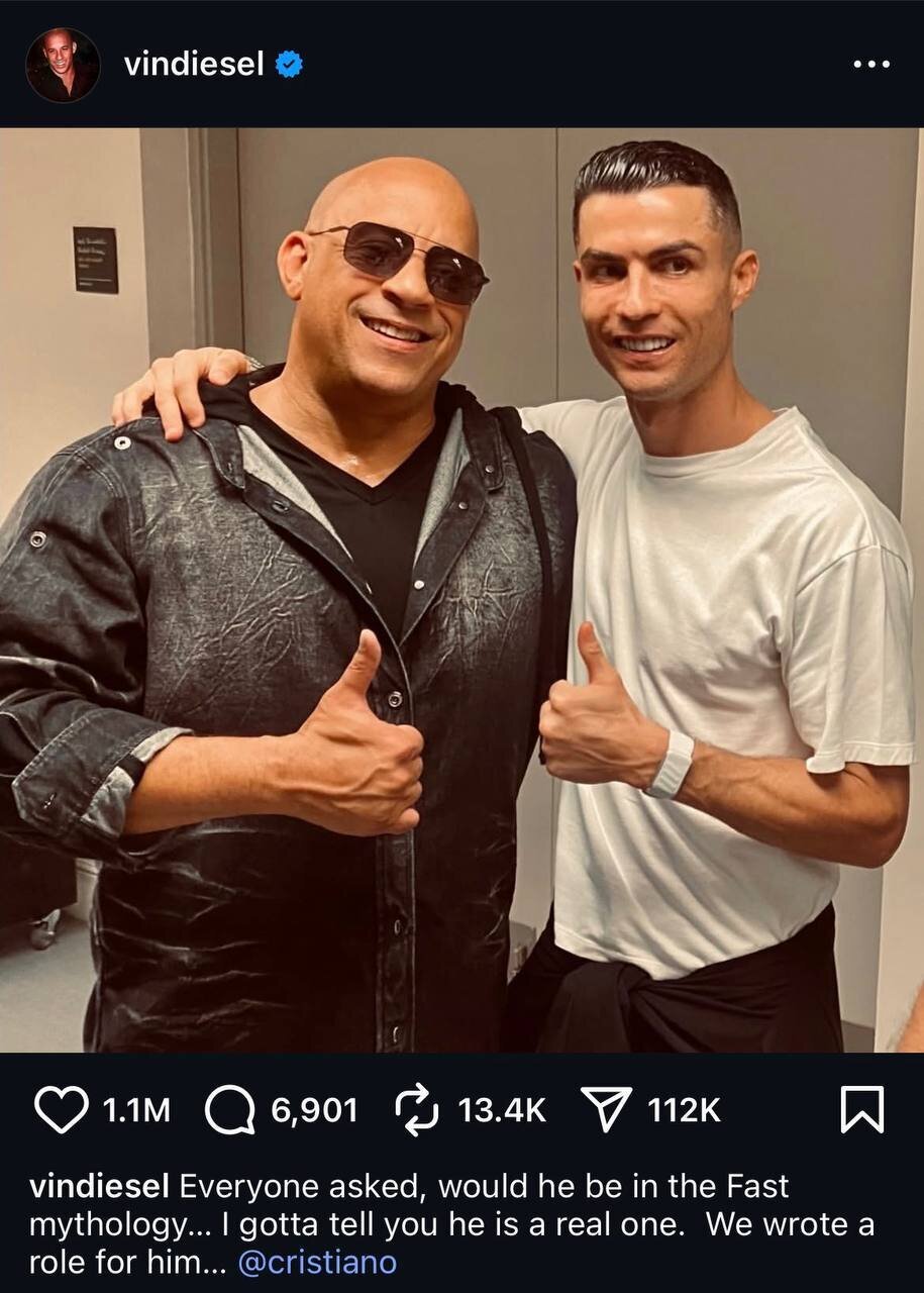 رونالدو راهی هالیوود می‌شود + عکس