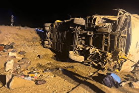 آخرین اخبار از حادثه تصادف مرگبار اتوبوس در نطنز | جان‌باختن ۱۳ نفر در واژگونی اتوبوس اصفهان_مشهد (سه‌شنبه، ۲۵ آذر ۱۴۰۴) + فیلم