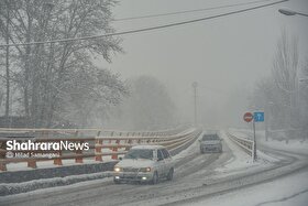 آماده‌باش کامل پلیس راهور مشهد درپی پیش‌بینی‌ بارش برف و باران در هفته جاری (دوشنبه، ۲۴ آذر ۱۴۰۴)