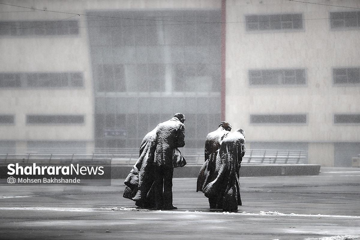 پیش بینی وضعیت بارش برف و باران در مشهد و خراسان رضوی (هفته آخر آذرماه ۱۴۰۴)