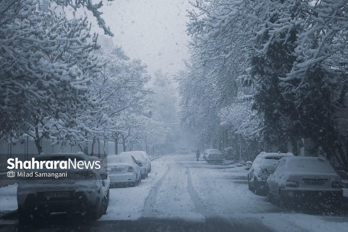 مشهدی‌ها از تردد درون‌شهری غیرضروری پرهیز کنند | پیش‌بینی حداقل ۱۵ سانتی‌متر بارش برف در مشهد