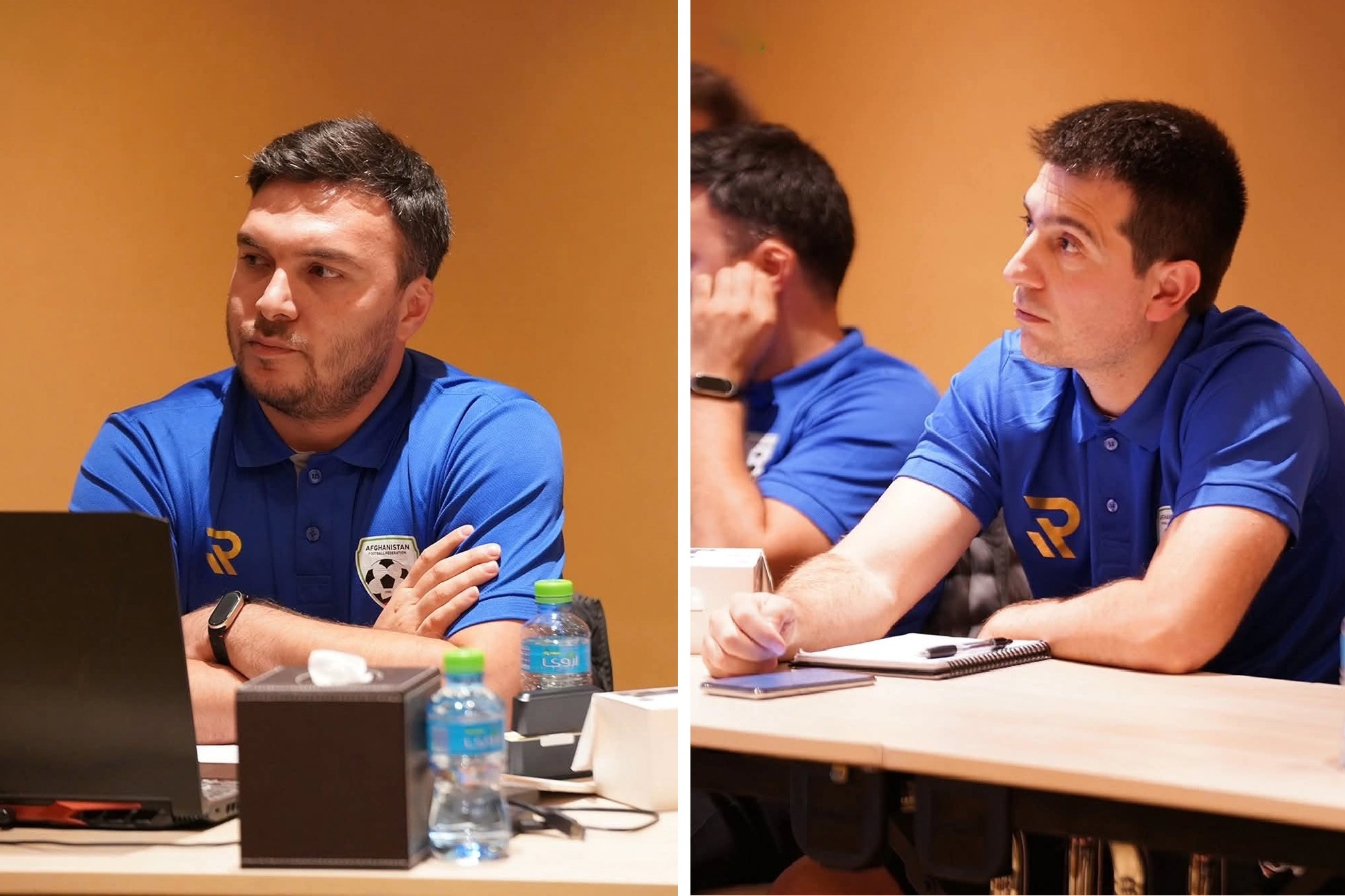عکس‌هایی از جلسه آنالیز تیم ملی فوتسال افغانستان پیش از بازی با کویت