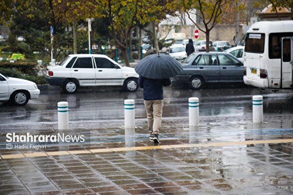 پیش‌بینی ۲۵ تا ۵۰ میلی‌متر بارندگی در خراسان رضوی و پنج استان دیگر