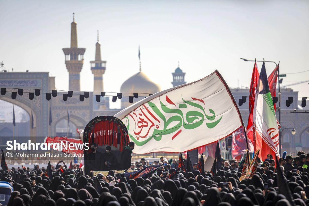 مشهد، دوباره در آغوش حضرت مادر | اجتماع باشکوه فاطمیون در مشهد برگزار شد (۳ آذر ۱۴۰۴) + فیلم
