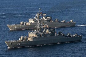 دریادار ایرانی: ناوگروه‌های ۱۰۳ و ۱۰۴ نیروی دریایی ارتش در مسیر آفریقای جنوبی هستند