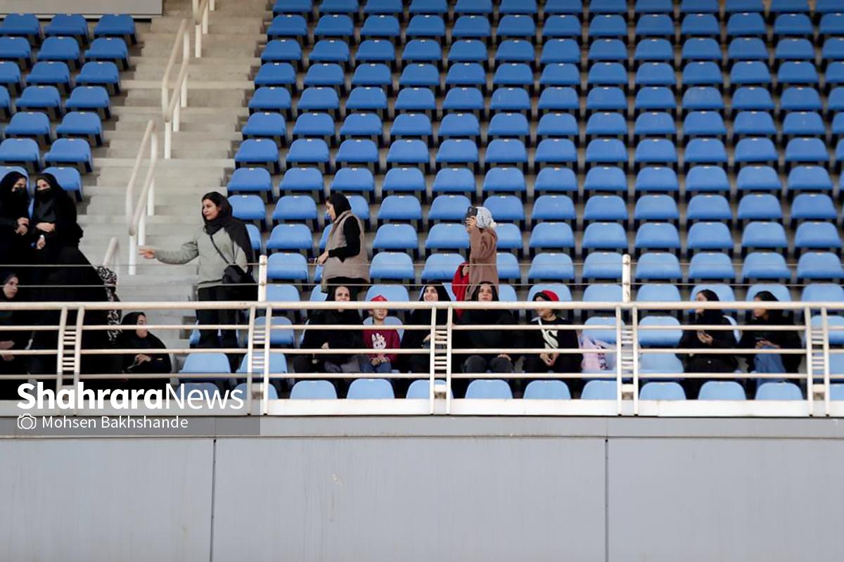 اولین گروه بانوان مشهدی وارد ورزشگاه امام رضا (ع) شدند