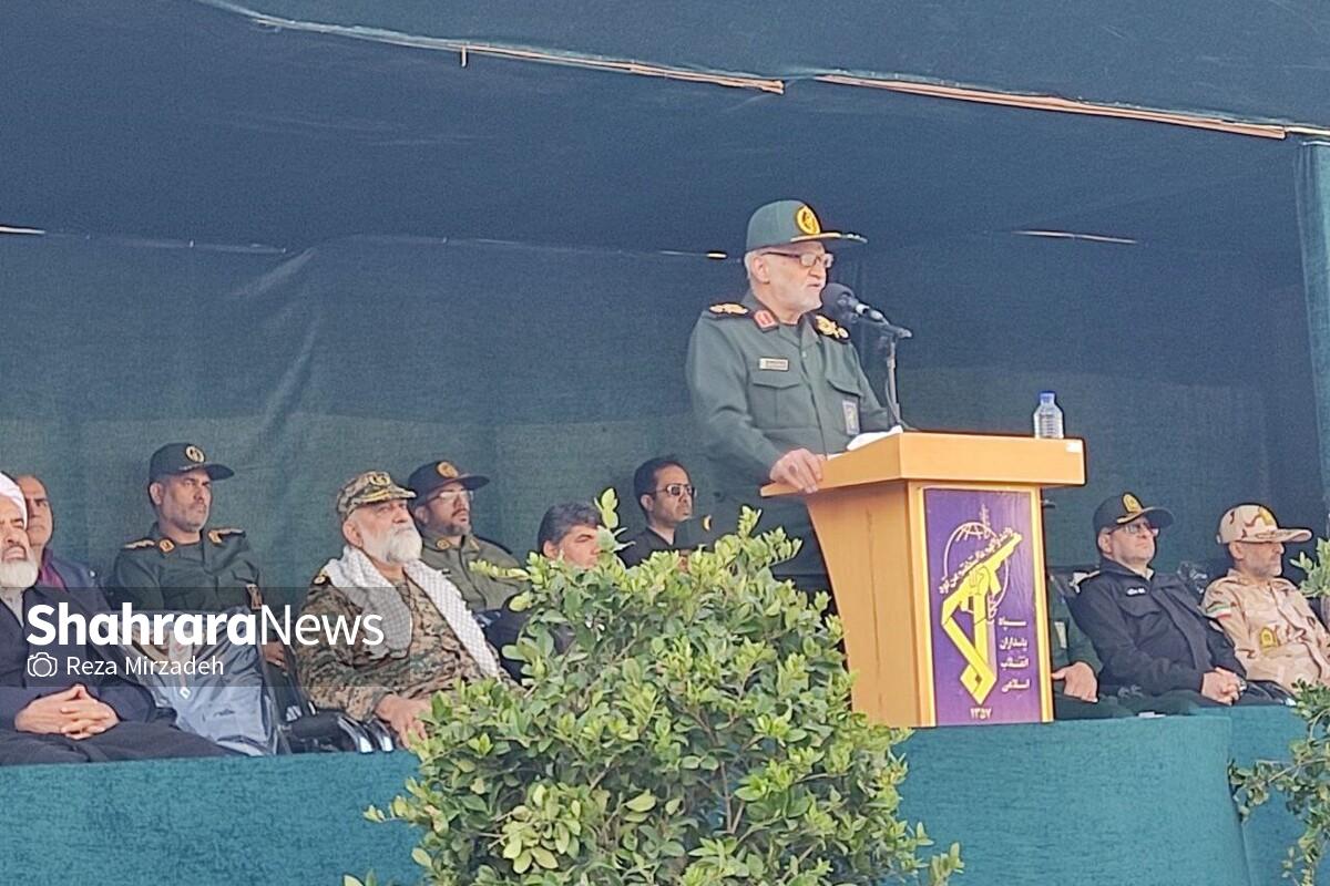 سردار غیاثی: بسیج هیچگاه میدان جهاد را ترک نکرده و نخواهد کرد