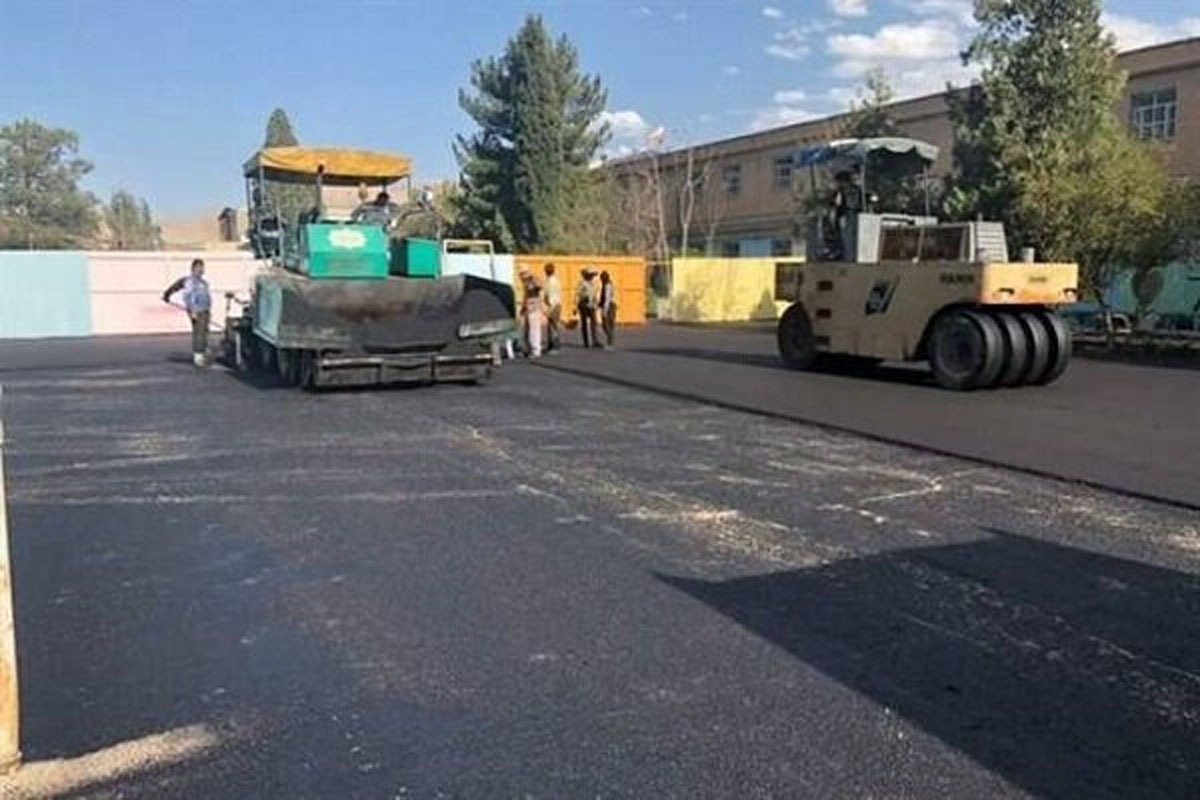 با همراهی مدیریت شهری مشهد، نهضت آسفالت به مدارس رسید