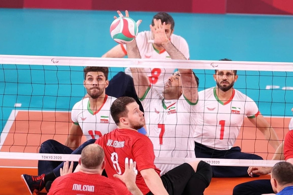 سقوط آزاد والیبال نشسته ایران