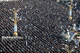 شرکت ۱۴۱ هزار نفر در نماز عید سعید فطر ۱۴۰۵ در حرم مطهر رضوی