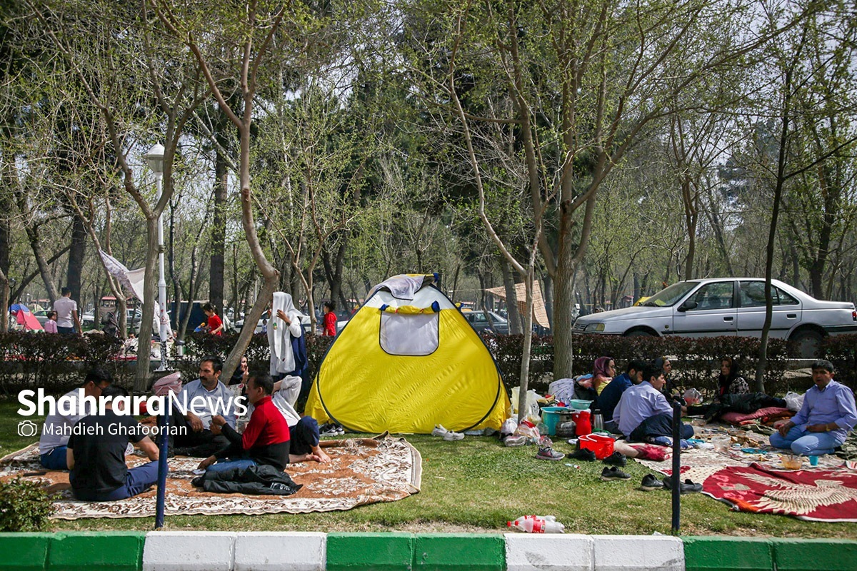 رضایت کامل زائران نوروز ۱۴۰۵ از امکانات بوستان زائرپذیر غدیر در مشهد + فیلم