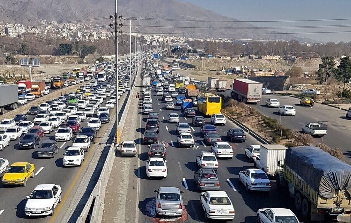 ترافیک پرحجم در مبادی ورودی و خروجی مشهد (۱۰ فروردین ۱۴۰۵)
