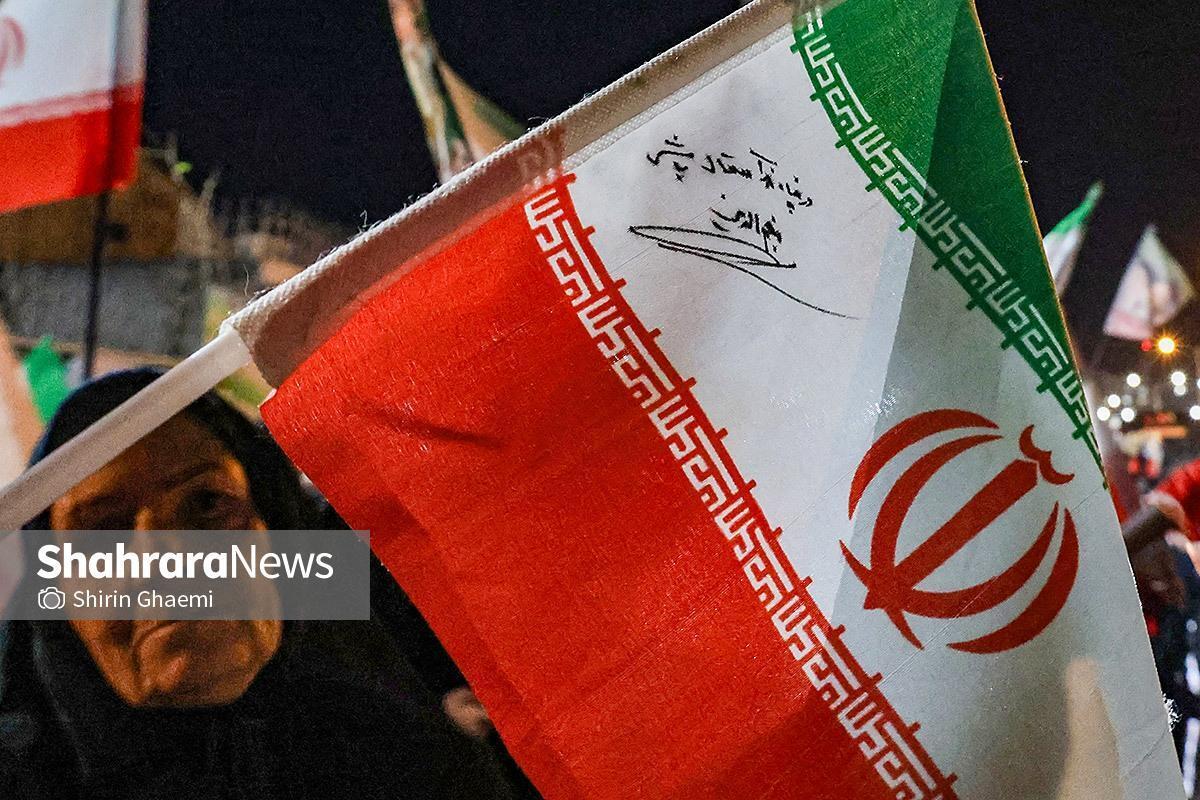 طنین سرود جمهوری اسلامی ایران در مشهد همزمان با سراسر کشور (۱۱ فروردین ۱۴۰۵)