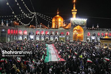 گزارش تصویری | اجتماع مردم مشهد در حرم مطهر رضوی