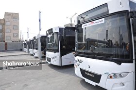 سرویس‌دهی ۱۷۰۰ دستگاه اتوبوس به مردم مشهد در روز طبیعت