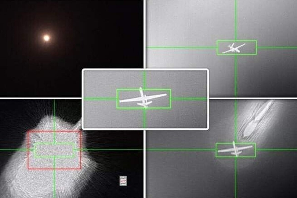 انهدام یک پهپاد دشمن در آسمان ایلام (۱۲ فروردین ۱۴۰۵)