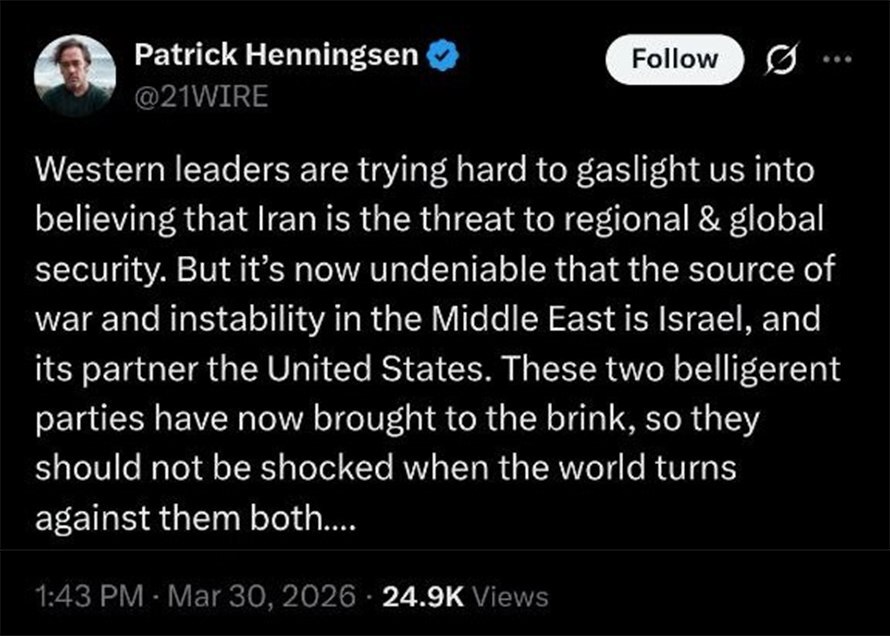 واکنش فعالان فضای مجازی در سراسر دنیا به حمله آمریکا و اسرائیل به ایران در روز سی و چهارم جنگ | اسرائیل باید محو شود