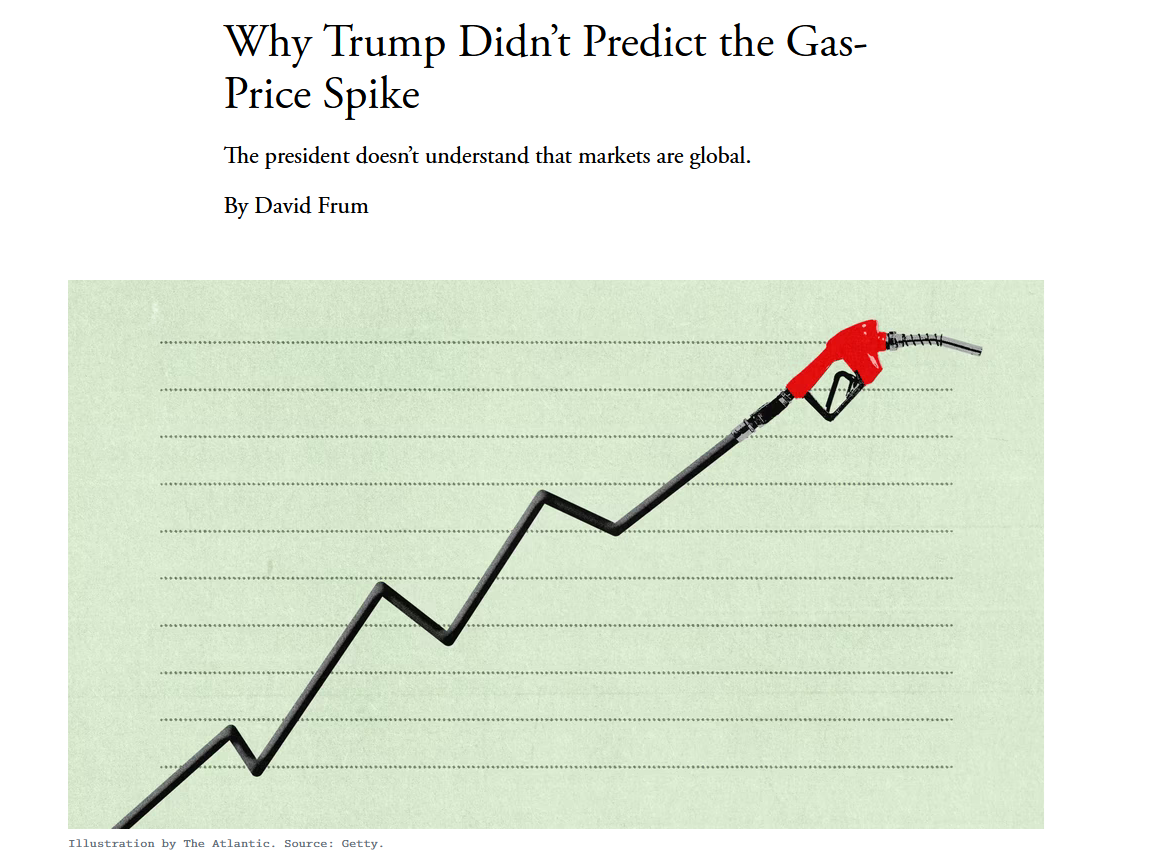 آتلانیتک: چرا ترامپ افزایش ناگهانی قیمت بنزین را پیش‌بینی نکرد؟