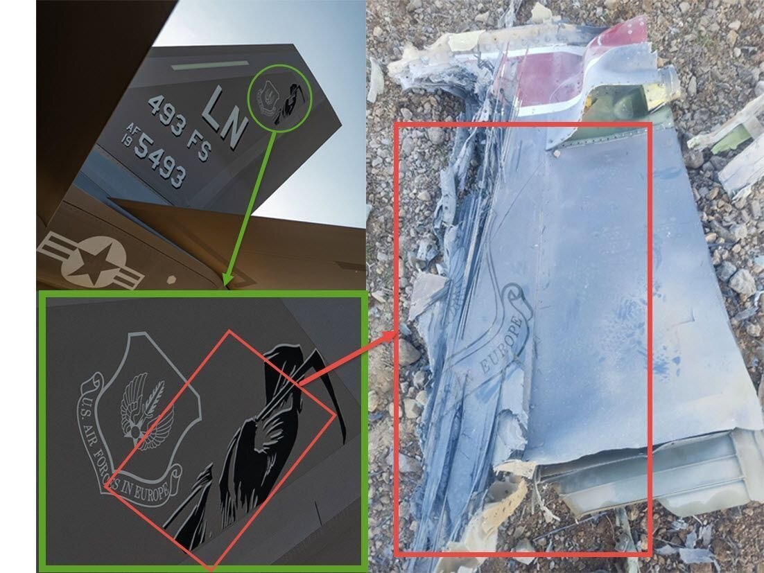 انهدام دومین فروند از جنگنده فوق پیشرفته F35 آمریکایی در آسمان مرکزی ایران + تصاویر و جزئیات بیشتر