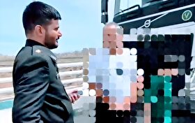 توقیف خودروی کشنده تریلی در گلپایگان با رانندگی کودک ۱۱ ساله (۱۴ فروردین ۱۴۰۵)