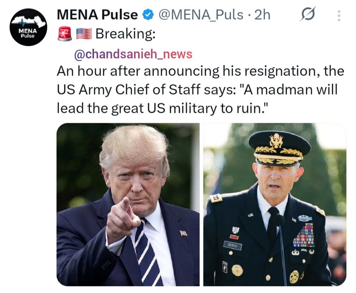 لحظه به لحظه با اخبار سی‌وششمین روز جنگ رمضان (۱۵ فروردین ۱۴۰۵)