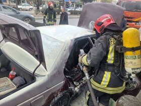 نجات ۲ کودک خردسال از آتش سوزی خودرو در مشهد + جزییات (۱۵ فروردین ۱۴۰۵)