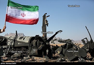 تصاویری از هواپیماهای منهدم‌شده آمریکا در جنوب اصفهان