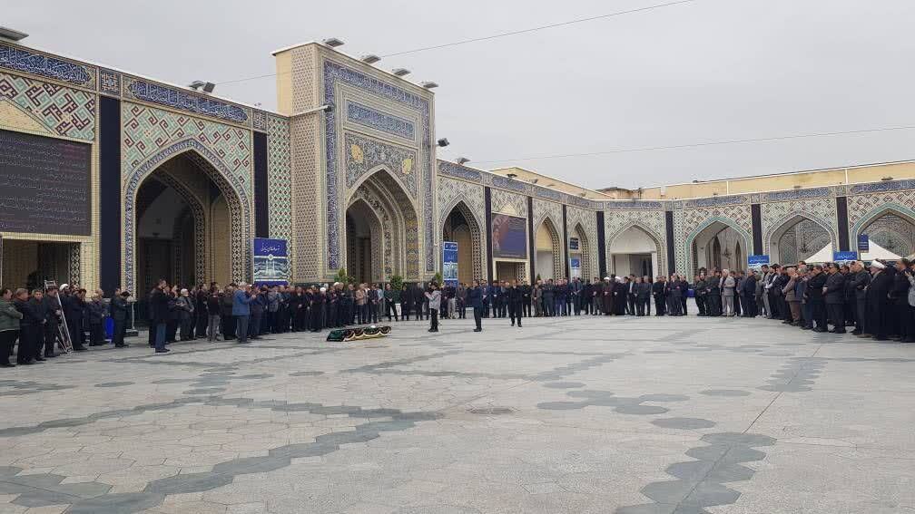 عضو سابق شورای شهر مشهد در حرم رضوی تشییع شد + عکس عضو سابق شورای شهر مشهد در حرم رضوی تشییع شد + عکس