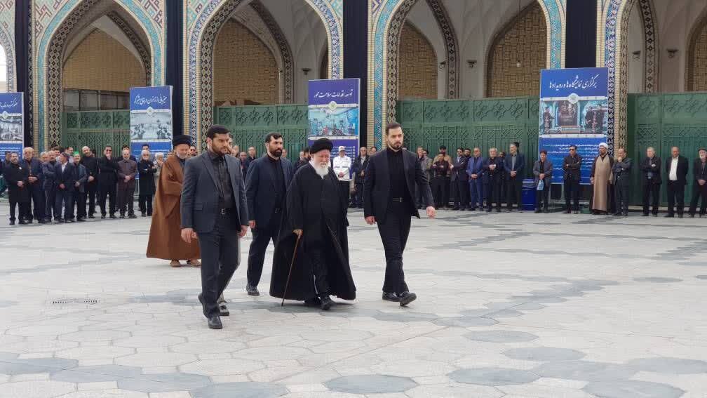 عضو سابق شورای شهر مشهد در حرم رضوی تشییع شد + عکس عضو سابق شورای شهر مشهد در حرم رضوی تشییع شد + عکس