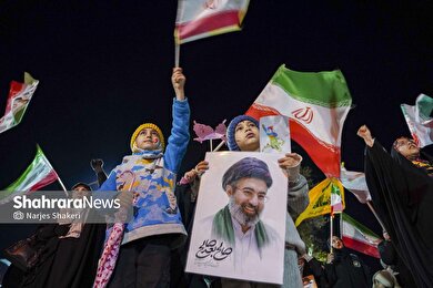 گزارش تصویری | سی‌وهشتمین شب شکوه حضور مردم در خیابان‌های مشهد