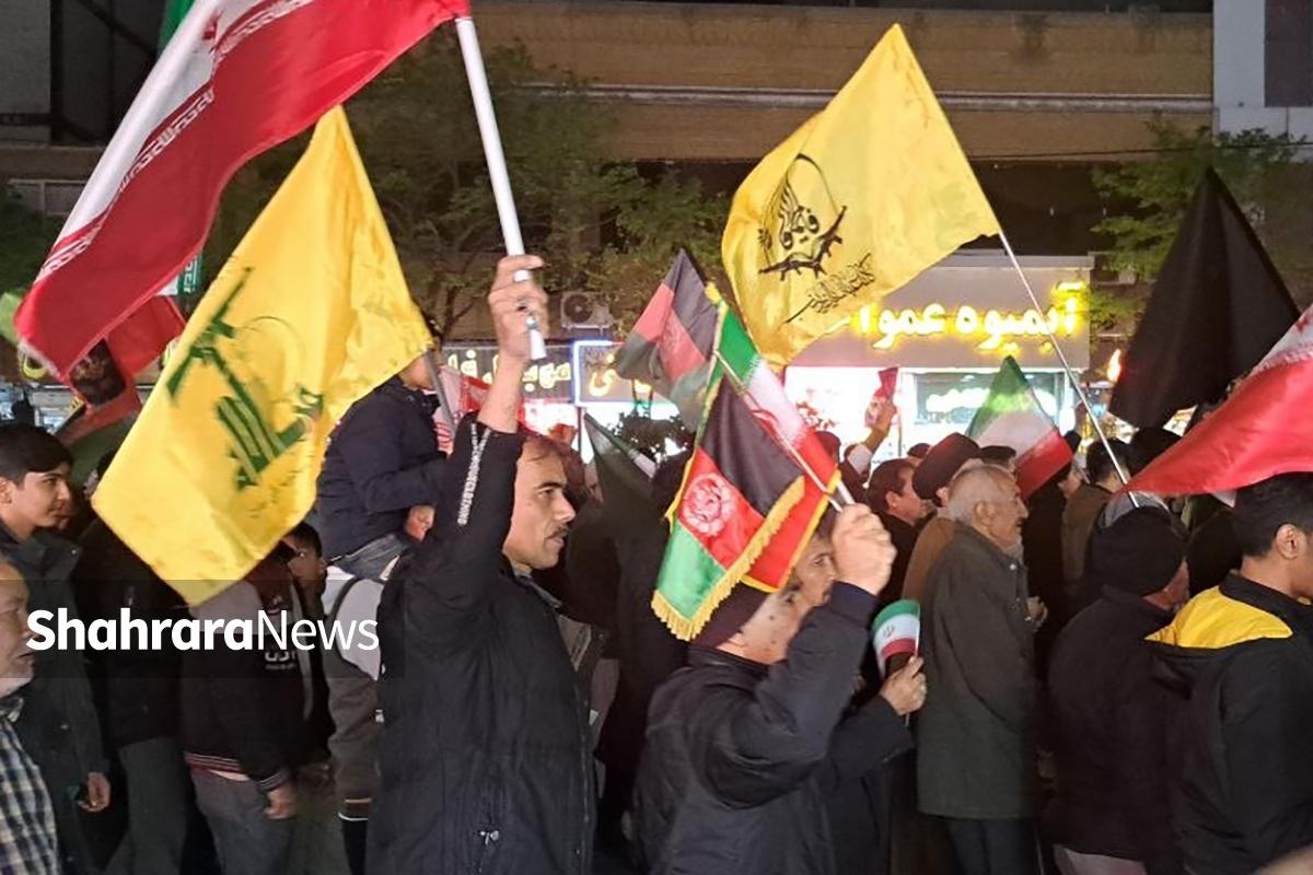 شکوه حضور مهاجران افغانستانی مقیم مشهد در اربعین رهبر شهید انقلاب