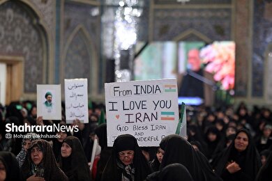 گزارش تصویری | مراسم چهلمین روز شهادت رهبر شهید انقلاب اسلامی در حرم مطهر رضوی