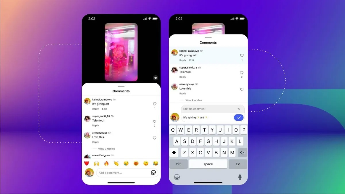 ویرایش کامنت‌ها، قابلیت جدید اینستاگرام + جزئیات