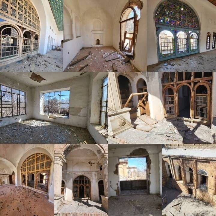 خسارت به ۱۳ بنای شاخص تاریخی کردستان در حملات دشمن (۲۴ فروردین ۱۴۰۵) + عکس