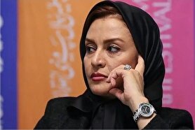 حضور مریلا زارعی در اجتماع مردمی میدان تجریش تهران + عکس