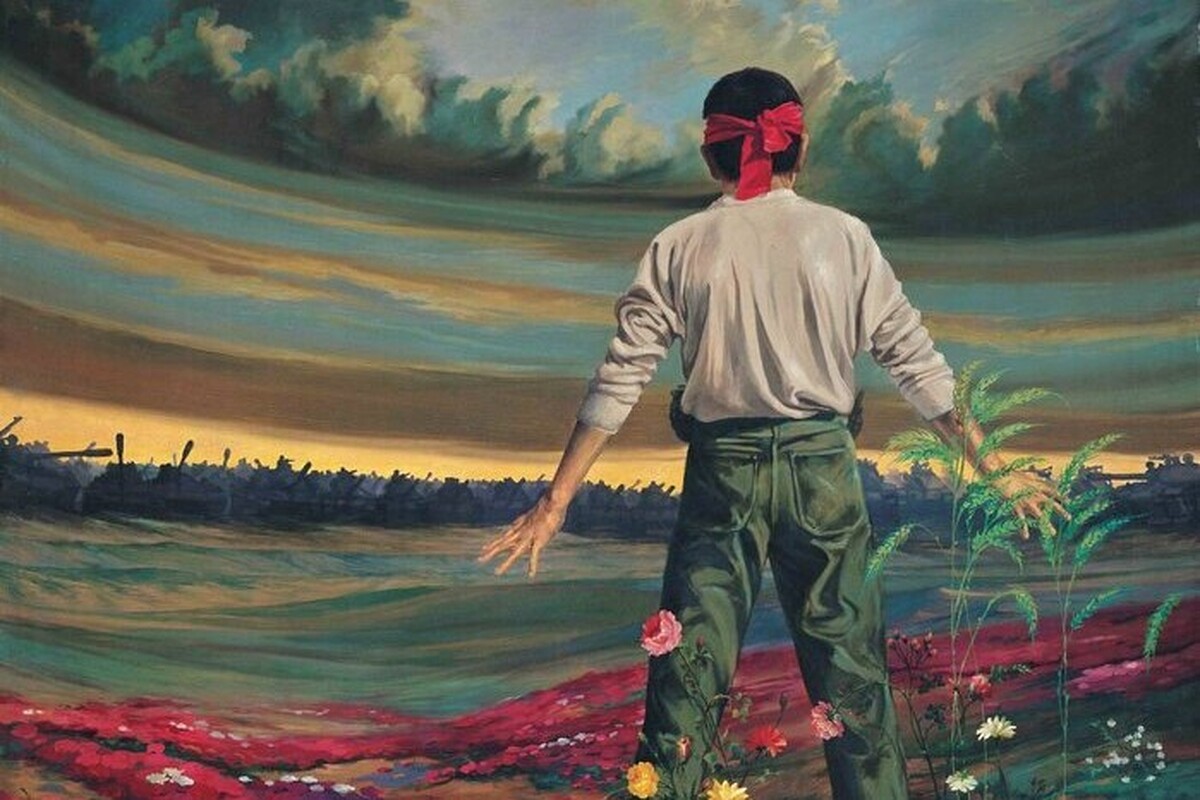 هنرمند لبنانی، «فهمیده» را در مواجهه با ماشین جنگی امروز به تصویر کشید