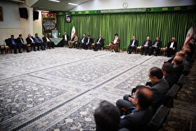 تقدیر آیت‌الله علم‌الهدی از مجاهدات و خدمات استانداری خراسان رضوی و دولت طی جنگ تحمیلی سوم