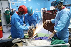 قطع دست جوان ۲۶ ساله در چرخ گوشت| عملیات نجات آتش‌نشانان در اتاق عمل (۲۹ فروردین ۱۴۰۵)