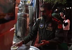 ویدئو | میزبانی موکب هوانیروز هرشب از مردم در مشهد