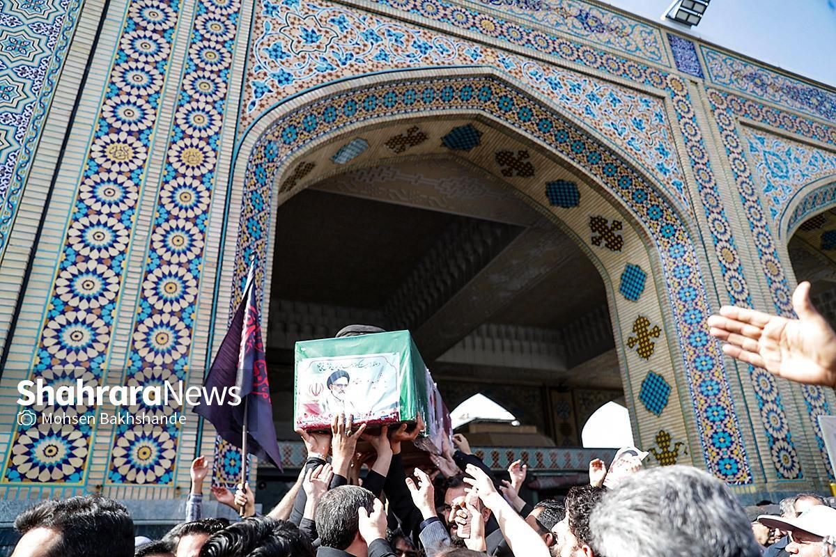 سرباز گمنام امام زمان (عج) رستگار شد | روایت مراسم تشییع پیکر وزیر شهید اطلاعات در مشهد + ویدیو