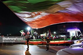 ادامه شکوه حضور مردم مشهد در خیابان‌های شهر در شب بیست‌وسوم (۳ فروردین ۱۴۰۵) + فیلم