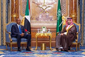 رئیس شورای حاکمیت انتقالی سودان با بن سلمان دیدار کرد
