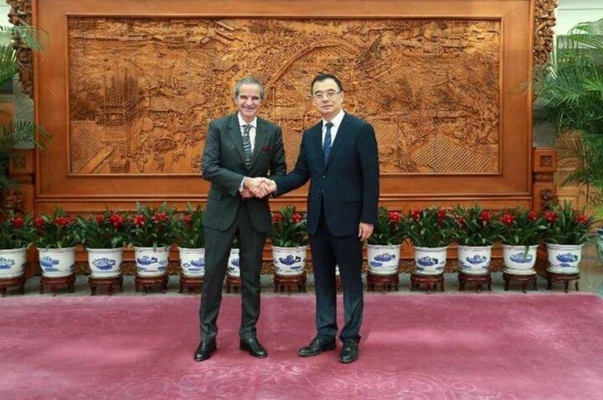 گروسی و وزیر خارچه چین دیدار کردند