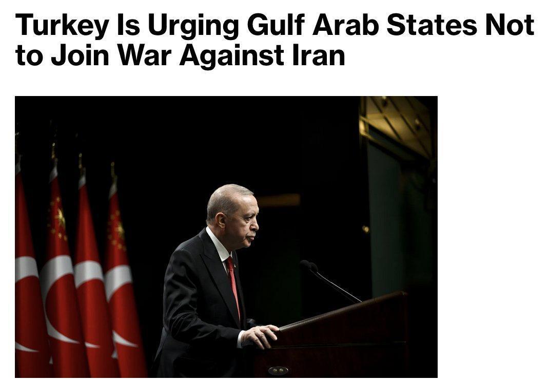 درخواست ترکیه از کشور‌های عربی خلیج فارس برای نپیوستن به جنگ با ایران + عکس