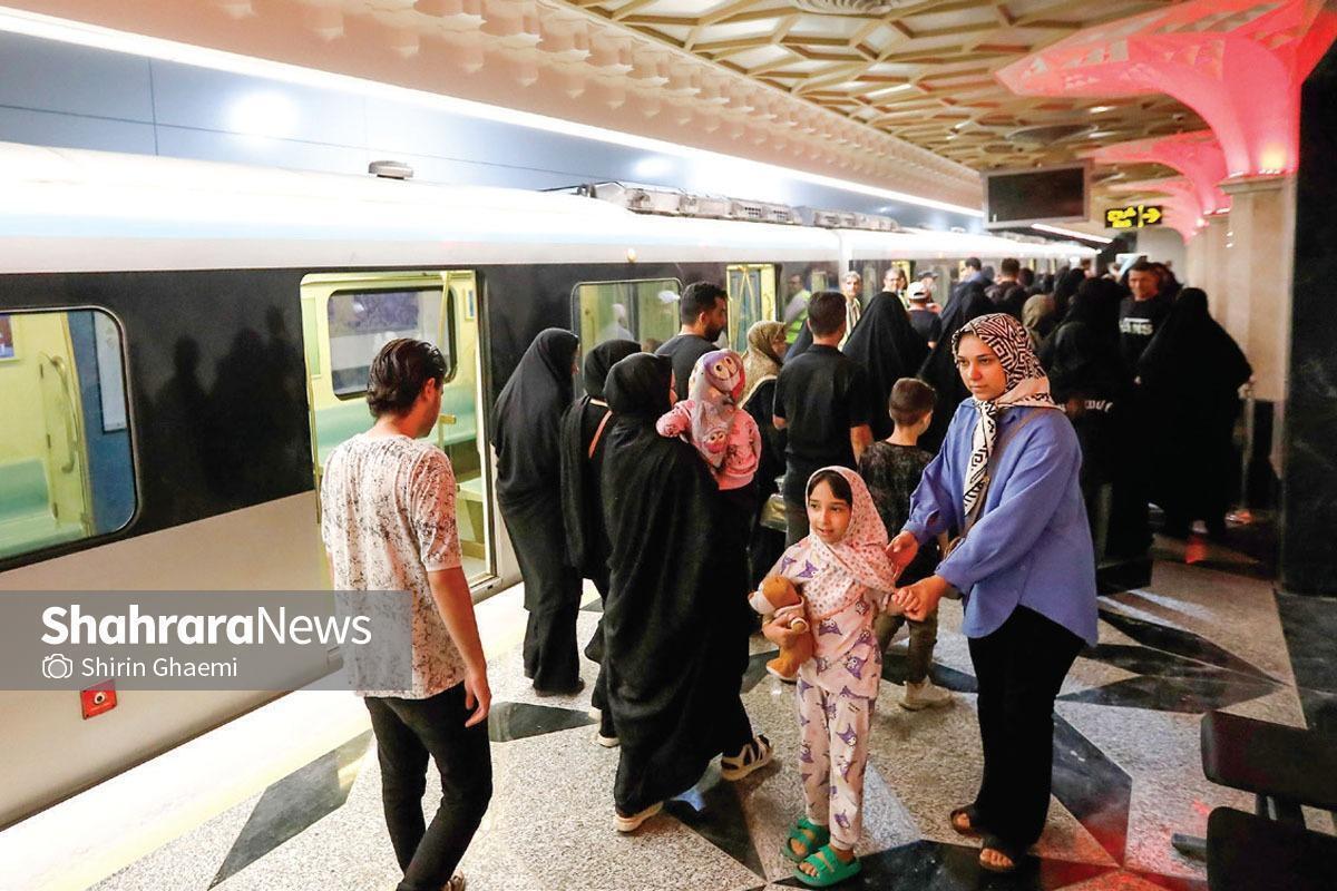 سرویس&zwnj;دهی رایگان قطارشهری مشهد در روز دحوالارض (چهارشنبه ۲۳ اردیبهشت&zwnj;ماه)