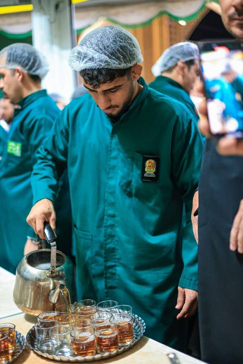حضور اعضای تیم ملی کشتی آزاد در حرم مطهر رضوی + عکس