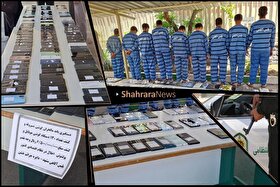 انهدام ۳ باند مالخری و دستگیری سارقان حرفه‌ای گوشی در مشهد | کشف ۱۳۰ تلفن همراه و ۶۵۳ میلیون تومان وجه نقد + فیلم
