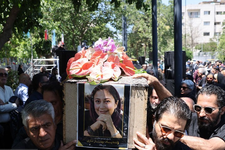 «بهناز نازی» راهی خانه ابدی شد + تصاویر