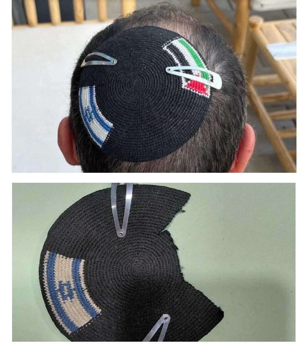 یهودستیزیِ صهیونیست‌ها! | ماجرای پاره کردن یک «کیپا» توسط پلیس اسرائیل